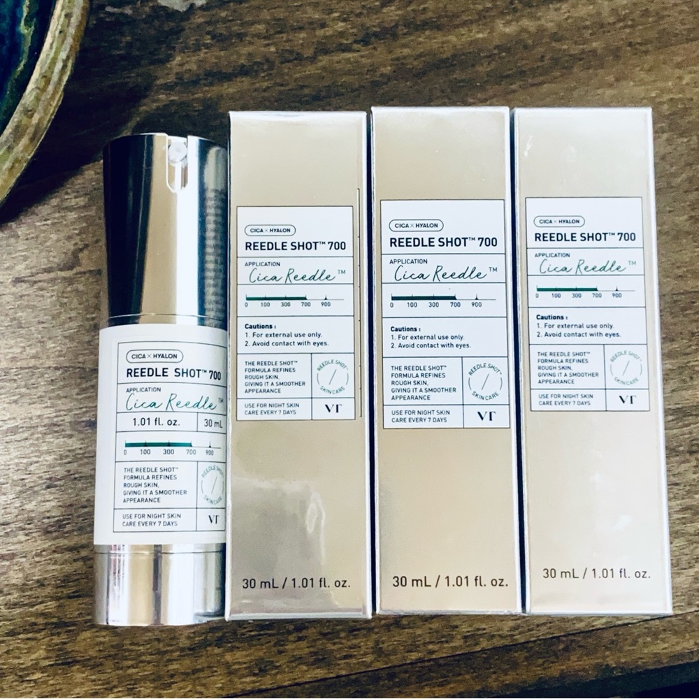 K-Beauty 3 New VT Cica Reedle Shot 700 Serums